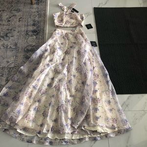 Lulus Gorgeous Entrance Cream Floral Print Maxi (Skirt Only*)